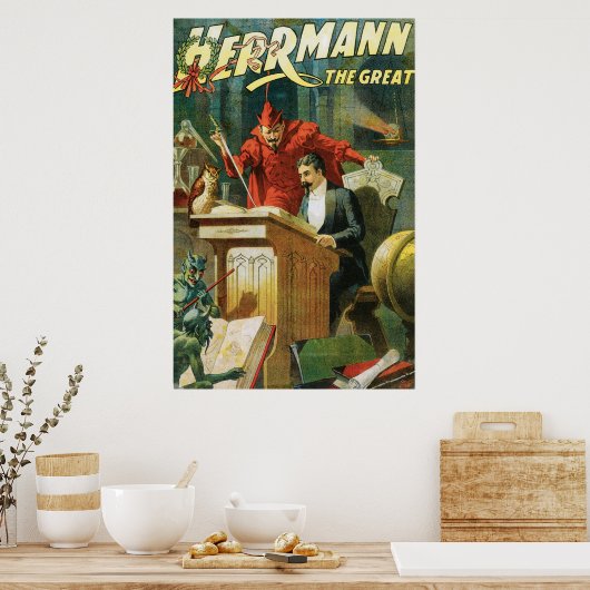 Leon Herrmann De Grote ~ Magische Wet Poster (Keuken)