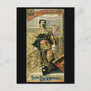 Leon Herrmann Magicia ~  Magische Wet Briefkaart