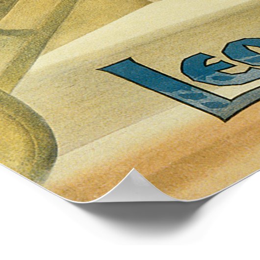 Leon Herrmann  Magician  Vintage Poster (Hoek)