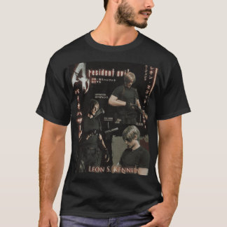 Leon Kennedy Karakter Poster caesium jongen T-shirt