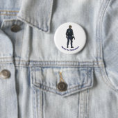 leon kennedy Knop Ronde Button 5,7 Cm (In situ)