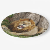 Leon op Maasai Mara 1 Papieren Bordje (Gekanteld)