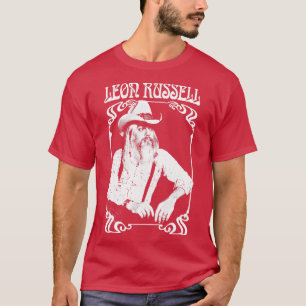 Leon Russell Retro 1970s Fan Design T-shirt