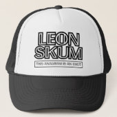 Leon Skum | Dit anagram is een idioot Trucker Pet (Voorkant)