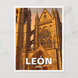 León Spanje Reizen Briefkaart