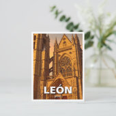 León Spanje Reizen Briefkaart (Staand voorkant)