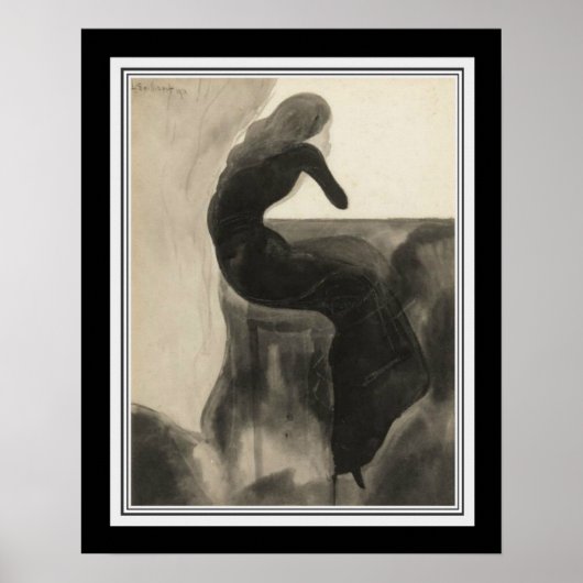 Léon Spilliaert "La Princesse Maleine" 16x20 Print (Voorkant)