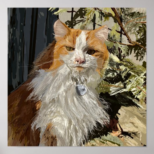 Leon the Norwegian Forest Cat Poster (Voorkant)