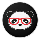 Leon The Panda Beer Keramische Knop (Voorkant)