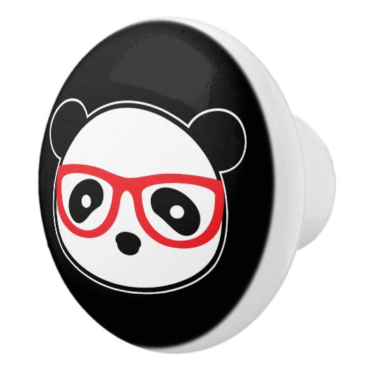 Leon The Panda Beer Keramische Knop (Rechts)