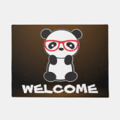 Leon the Panda Beer Welcome Mat (Voorkant)