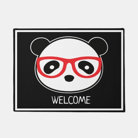Leon the Panda Beer Welcome Mat (Voorkant)