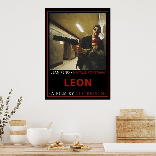 Léon the Professional Alternative Film Poster (Keuken)