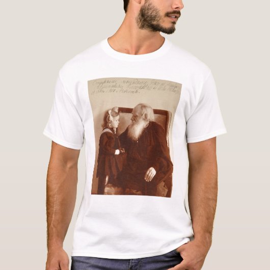 Leon Tolstoy met zijn kleindochter, Tatiana T-shirt (Voorkant)