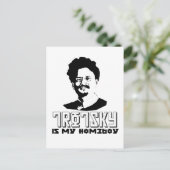 Leon Trotsky is mijn huisjongen Briefkaart (Staand voorkant)
