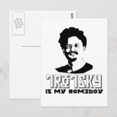 Leon Trotsky is mijn huisjongen Briefkaart (Voorkant / Achterkant)