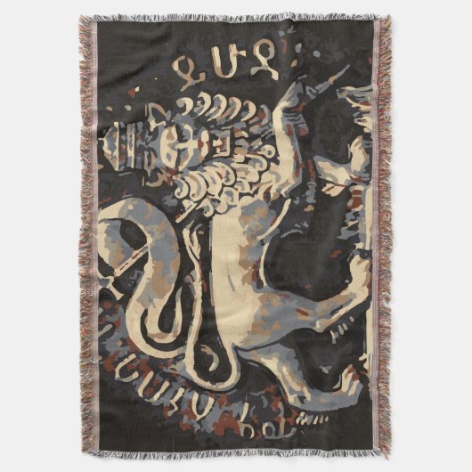 Leon van Judah Earthy Rasta Design Deken (Voorkant Verticaal)