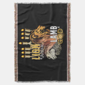 Leon van Judah Lamb van God Deken (Voorkant Verticaal)