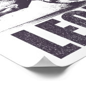Leon Voetbal Jongens Gepersonaliseerde Eerste Naam Poster (Hoek)