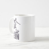 Leon Voetbaljongens Gepersonaliseerde voornaam Leo Koffiemok (Voorkant links)