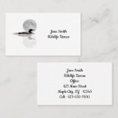 Leon zwemt in de Visitekaartjes van het maanlicht (Voorkant / Achterkant)