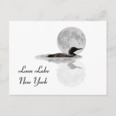 Leon zwemt in het Briefkaart Moonlight (Voorkant)