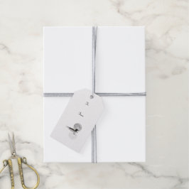 Leon zwemt in het Label van de maanlichte Gift Cadeaulabel