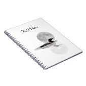 Leon zwemt in het Notitieboek rond de maanlamp (Rechterzijde)