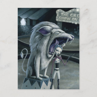 Leona de Lion Tamer Briefkaart