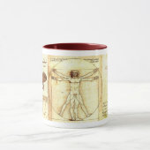 Leonado da Vinci Drawings Mok (Midden)