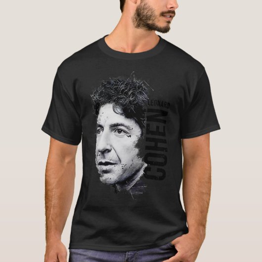 Leonard Cohen 1 T-shirt (Voorkant)
