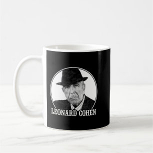 Leonard Cohen Art 60s Style Koffiemok