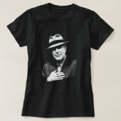 Leonard Cohen - Black and White Music Legend T-shirt (Design voorkant)