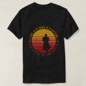 Leonard Cohen Er is een Crack in Alles T-shirt (Design voorkant)