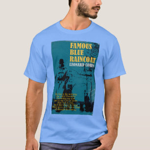 Leonard Cohen Famous Blue Raincoat retro vriend T-shirt