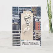 Leonard Cohen Mural in Montreal, Canada Bedankkaart (Voorkant)