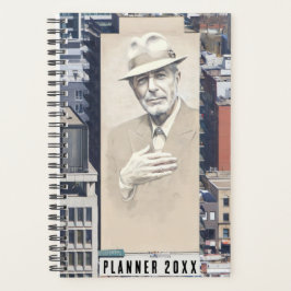Leonard Cohen Mural in Montreal, Canada Planner