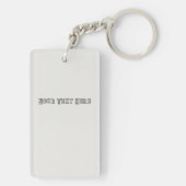 Leonard Cohen Mural in Montreal, Canada Sleutelhanger (achterkant)