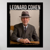 Leonard Cohen Portrait (2) Poster (Voorkant)