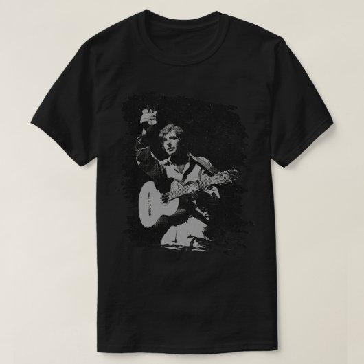 Leonard Cohen Retro poster T-shirt (Design voorkant)