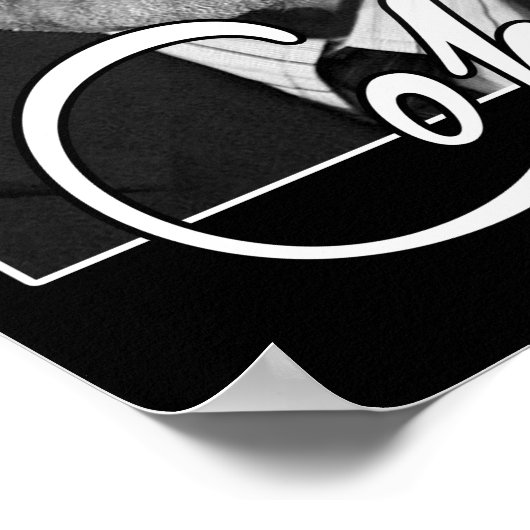 Leonard Cohen Retro Style Gifts voor ventilatoren Poster (Hoek)