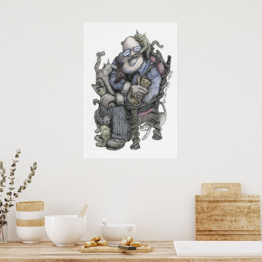 Leonard Oberlender-Color - Poster (Keuken)