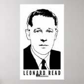 Leonard Read Poster (Voorkant)