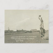 Leonard Stroud truc rijden. Briefkaart (Voorkant)