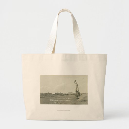 Leonard Stroud truc rijden. Grote Tote Bag (Voorkant)