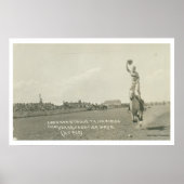 Leonard Stroud truc rijden. Poster (Voorkant)