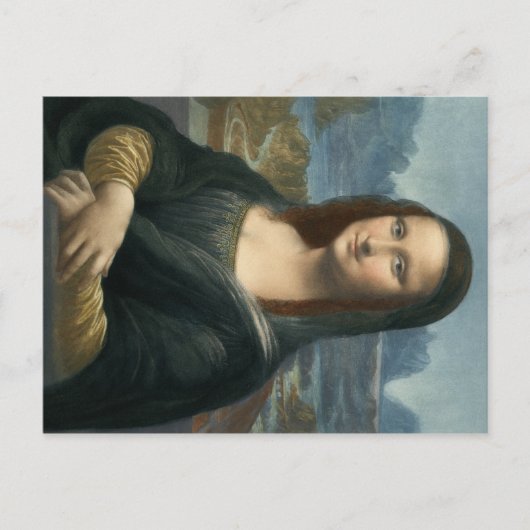 Leonarde da Vinci Mona Lisa Briefkaart (Voorkant)
