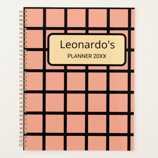Leonardo aanpasbaar planner (Voorkant)