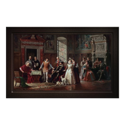 Leonardo da Cutro en Ruy Lopez Play Chess Foto Afdruk (Voorkant)