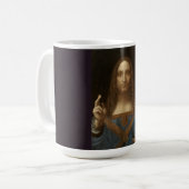 Leonardo da Vinci 1500 Salvator Mundi Koffiemok (Voorkant links)